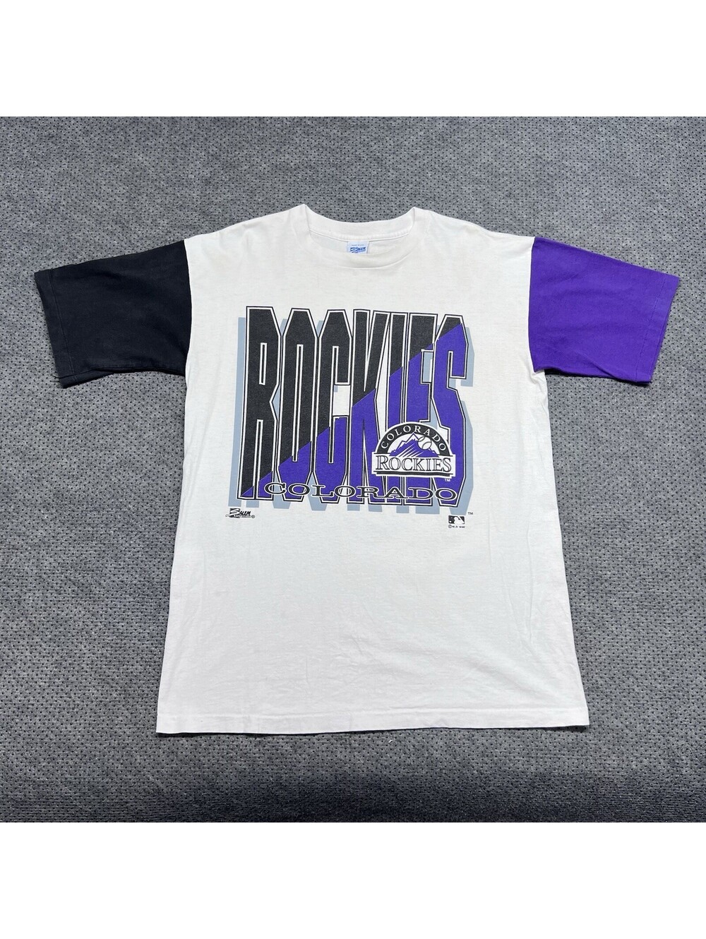 Vintage 1992 Salem Colorado Rockies T-Shirt Large Major League Baseball RARE MEN